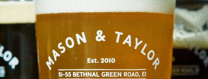 Mason & Taylor is one of London Beer Scene.