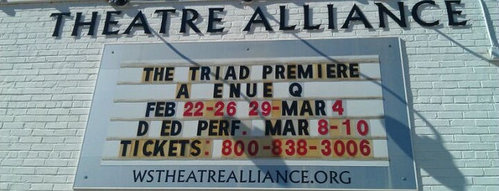 Theatre Alliance is one of Arts spaces NC.