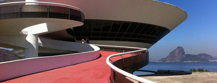 Museu de Arte Contemporânea de Niterói (MAC) is one of Landmarks.