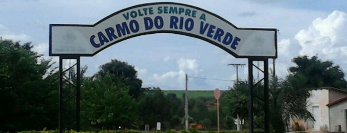 Carmo do Rio Verde is one of Cidades de Goiás.
