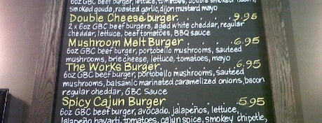 Gourmet Burger Co. is one of I Want A Sandwich/Burger.