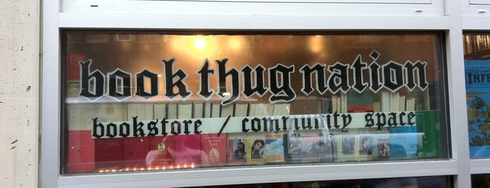 Book Thug Nation On The Street is one of nyc bookshops.