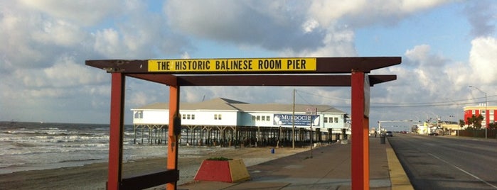 Historic Balinese Room Pier is one of Galveston / Historic.