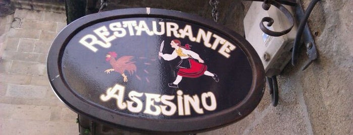 Restaurante Asesino is one of 101 sitios donde comer en Santiago.