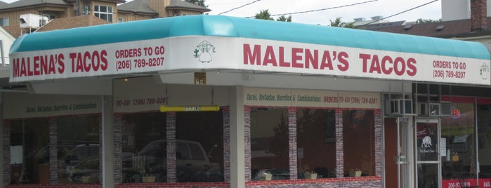 Malena's Tacos is one of Locais curtidos por Robby.