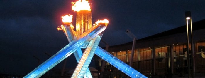 Vancouver 2010 Olympic Cauldron is one of Best of Vancouver.