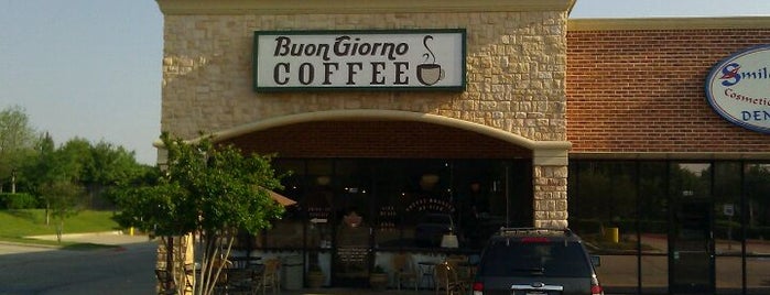 Buon Giorno Coffee is one of North Texas Caffeine Fix.