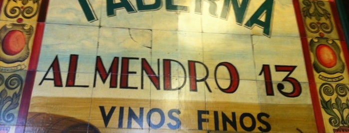 Taberna Almendro 13 is one of madrid a tope.