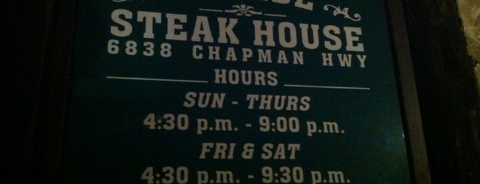 Ye Olde Steak House is one of Tri-Cities (Mixed List).