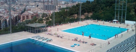 Piscina Municipal de Montjuïc is one of Best places for Jaw dropping views of Barcelona.