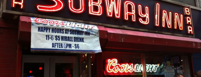 Subway Inn is one of To do in NY.