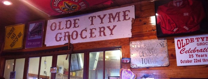 Olde Tyme Grocery is one of New Orleans/Lafayette.