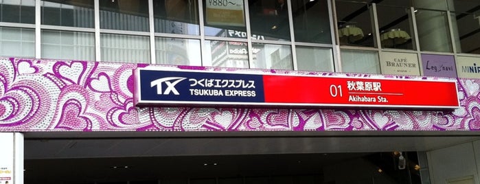 Akihabara Station is one of つくばエクスプレス.
