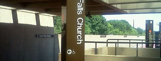 East Falls Church Metro Station is one of WMATA Train Stations.
