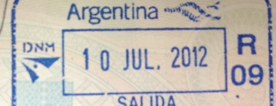 Área de Control Migratorio is one of Argentina Tur.