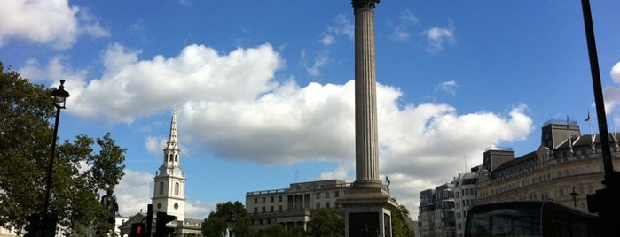 Trafalgar Square is one of Top 10 favorites places in London, UK.