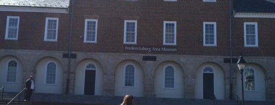 Fredericksburg Area Museum and Cultural Center is one of kazahel'in Kaydettiği Mekanlar.