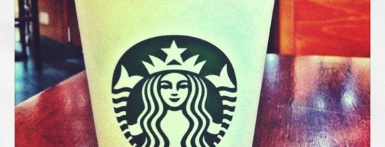 Starbucks is one of le 4sq with Donald :).