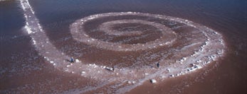 Robert Smithson's Spiral Jetty is one of Local Salt Lake!.