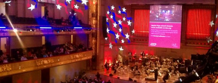 Symphony Hall is one of Boston City.