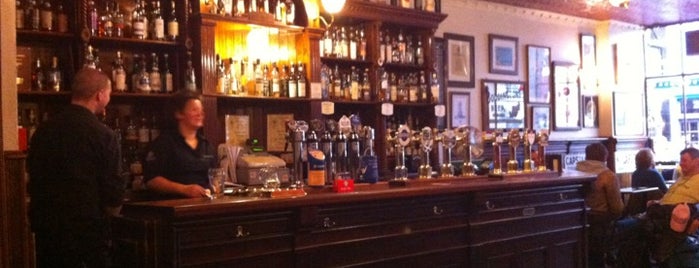 The Bow Bar is one of Edinburgh.