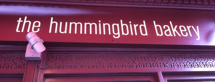 The Hummingbird Bakery is one of London's Cupcakeries.