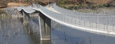 The David Kreitzer Lake Hodges Bike/Ped Bridge is one of SoCal Musts.