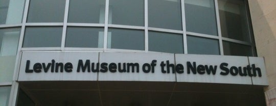 Levine Museum of the New South is one of North Carolina Art Galleries and Museums.