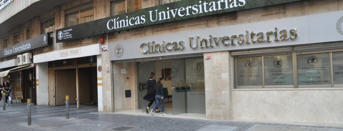 Clínicas Universitarias Universidad de Valencia. is one of Sedes.