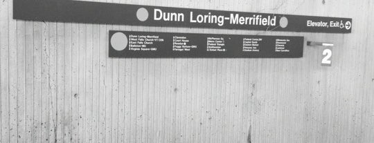 Dunn Loring-Merrifield Metro Station is one of WMATA Orange Line.