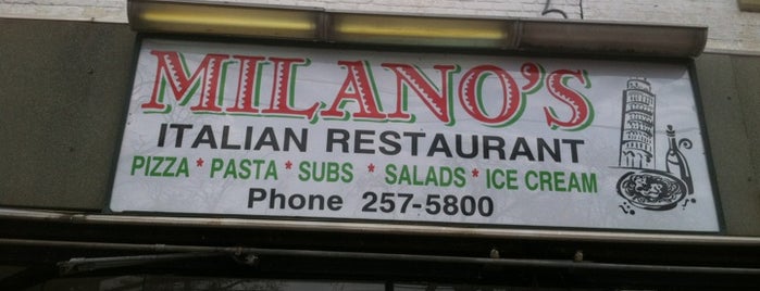 Milano's Italian is one of Tempat yang Disukai Brandon.