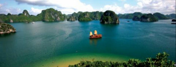Ha Long Bay is one of UNESCO World Heritage Sites (Asia).