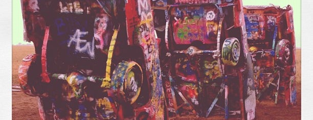 Cadillac Ranch is one of Roadtrip USA.
