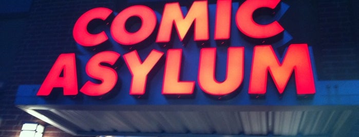 Comic Asylum is one of สถานที่ที่ Joe ถูกใจ.