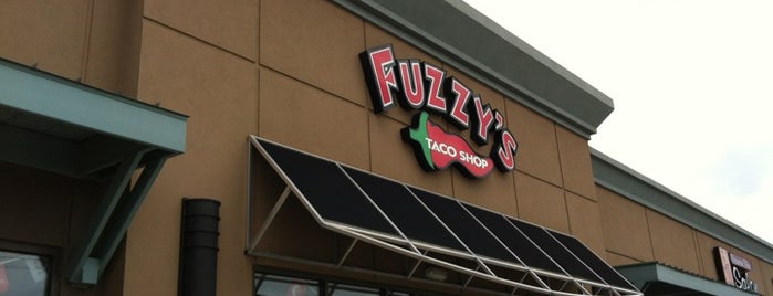 Fuzzy's Taco Shop is one of Tempat yang Disukai Kate.