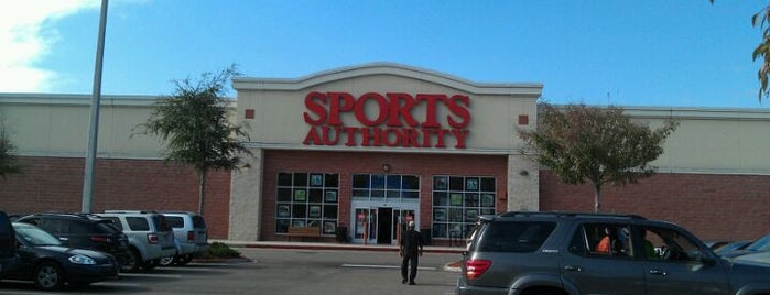 Sports Authority is one of visited here.
