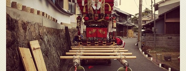 椋下神社 is one of 日本各地の太鼓台型山車 Drum Float in JAPAN.