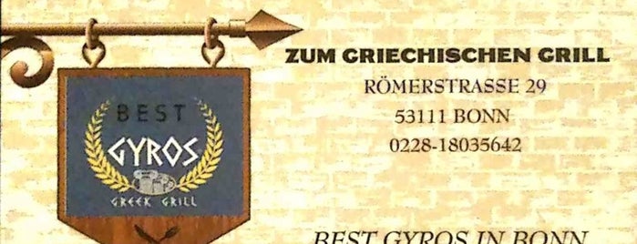 Zum Griechischen Grill is one of Tempat yang Disukai Otto.