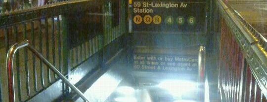 MTA Subway - Lexington Ave/59th St (4/5/6/N/R/W) is one of Where I've been in U.S..