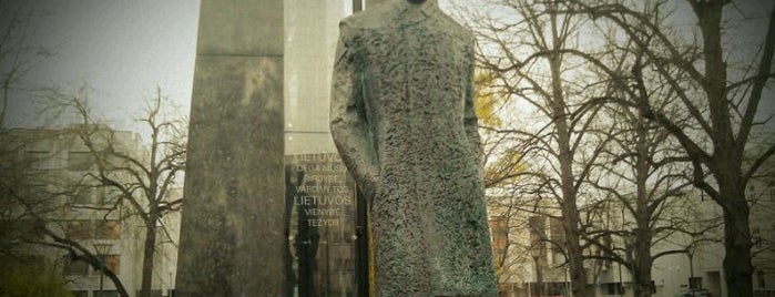 Vincas Kudirka monument is one of Best of Vilnius.