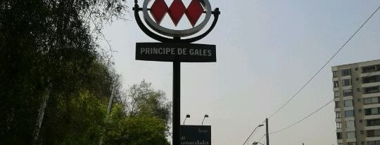 Metro Príncipe de Gales is one of Metro de Santiago.