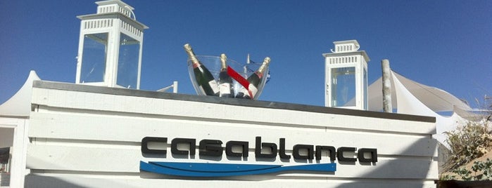 Casablanca Beach Lounge is one of bares.