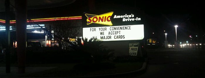 Sonic Drive-In is one of Dave.
