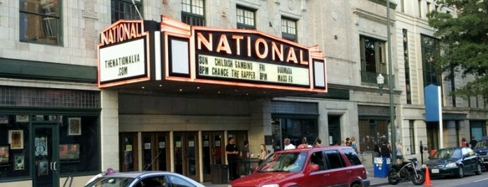 The National is one of Favorite music venues.