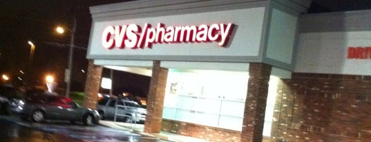 CVS pharmacy is one of most visited.