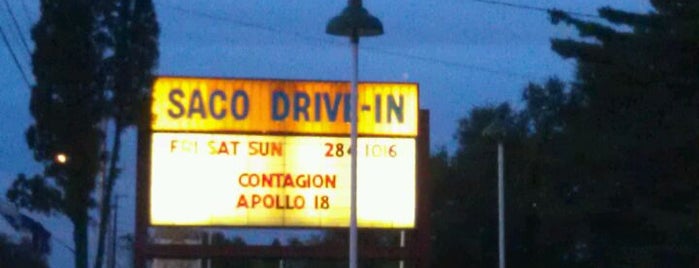 Saco Drive-In Theater is one of A local’s guide: Weekend in Wells, ME.