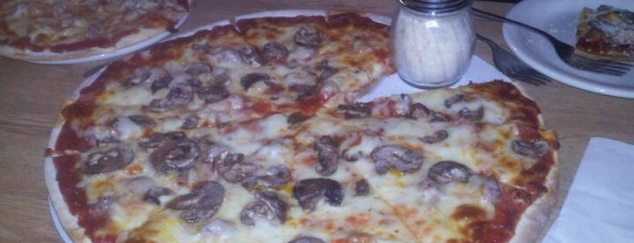 Thompson's Fireside Pizza is one of Msp places to try.