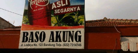 Mie Baso Akung is one of Bandung Food Foursquare Directory.