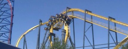 Batman the Ride is one of Six Flags Over Texas Rides.