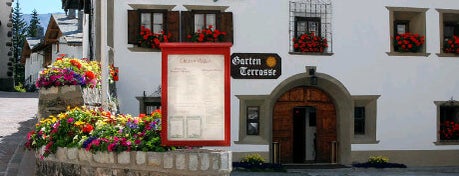 Chesa Veglia is one of Ritzy Glitzy St. Moritz.